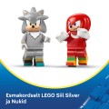 77118 LEGO Sonic Silver auto pret Knuckles monstru vāģi