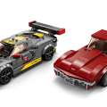 76903 LEGO  Speed Champions Chevrolet Corvette C8.R Race Car ja 1968 Chevrolet Corvette