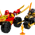 71789 LEGO Ninjago Kain ja Rasin auto- ja motskaritaistelu