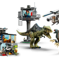 76949 LEGO Jurassic World Giganotosauruse ja Therizinosauruse rünnak