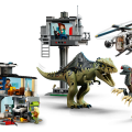 76949 LEGO Jurassic World Giganotosauruksen ja Therizinosauruksen hyökkäys