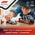 60493 LEGO  City F1®-kuljetusauto ja Audi F1® ‑kilpa-auto
