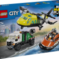 60505 LEGO  City Lidmašīna, avārijas dienesta auto un transportlīdzeklis uz gaisa spilvena