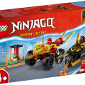 71789 LEGO Ninjago Kain ja Rasin auto- ja motskaritaistelu