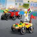 60458 LEGO  City Pizza-auto vastaan  paloauto – kilpa-autopakkaus
