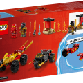 71789 LEGO Ninjago Kain ja Rasin auto- ja motskaritaistelu