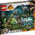 76949 LEGO Jurassic World Giganotosauruksen ja Therizinosauruksen hyökkäys