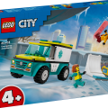 60403 LEGO  City Kiirabi ja lumelaudur