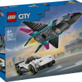 60489 LEGO  City Reaktīvā lidmašīna pret auto