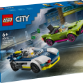 60415 LEGO  City Poliisiauto ja muskeliauton takaa-ajo