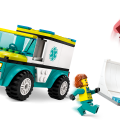 60403 LEGO  City Kiirabi ja lumelaudur
