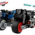 76260 LEGO Super Heroes Musta Lese ja Kapten Ameerika mootorrattad