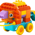 10451 LEGO DUPLO Town Dinosauruksia pyörien päällä – 3in1-setti