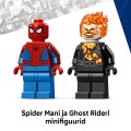 76335 LEGO Super Heroes Spider-Man pret Ghost Rider uz motocikla