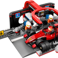 60443 LEGO  City F1®-varikkopysähdys ja varikkomiehistö sekä Ferrari-auto