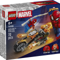 76335 LEGO Super Heroes Spider-Man pret Ghost Rider uz motocikla