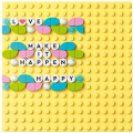 41949 LEGO DOTS Laukkukoristeiden jättipakkaus – viestit