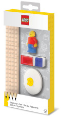 52053k LEGO pliiatsid, kustutuskumm, teritaja, minifiguur